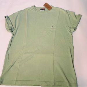 Vintage sea foam green Tommy Hilfiger tee